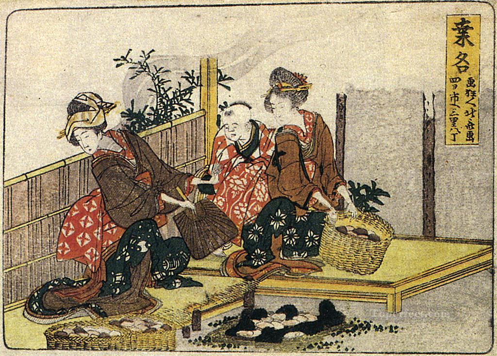 kuwana 3 Katsushika Hokusai Ukiyoe Oil Paintings